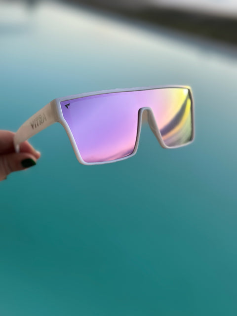 SUPREME white magic pink polarised