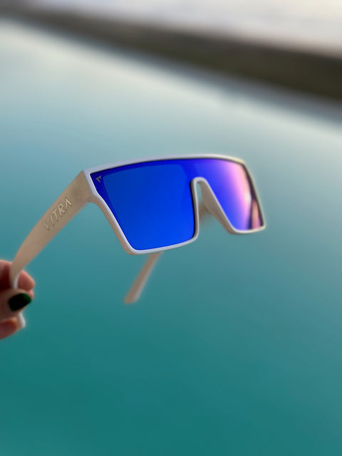 SUPREME white blue polarised