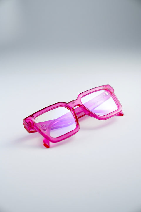 Idol neon pink anti blue light polarised