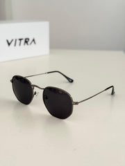 Iconic gun metal smoke polarised