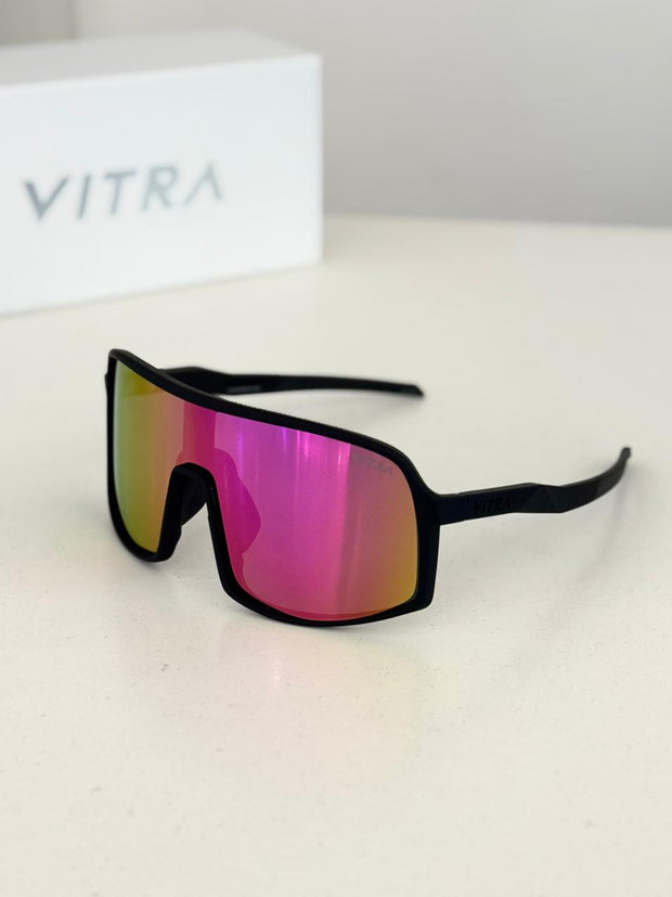 Dragonfly pro black magenta polarised