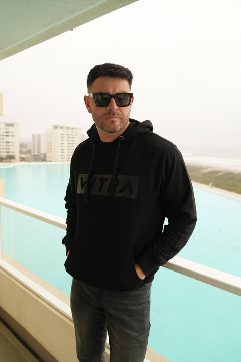 Poleron full negro /Full black hoodie