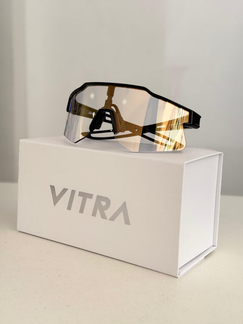 Swift photochromic black gold polarised