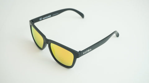 Wayfarer rubber black/red