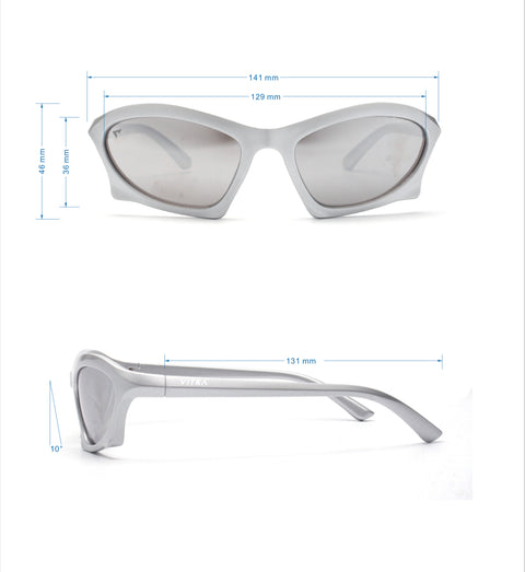 Mercury silver mirror polarised