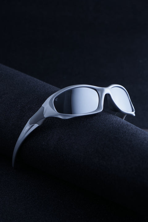 Racer silver mirror polarised