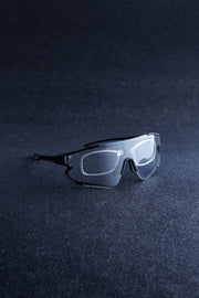 Sporty black polarizado +clip óptico+mica transparente